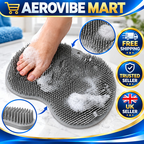 Shower foot scrubber mat back - shower,