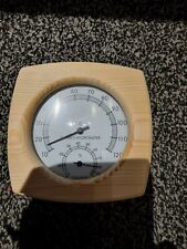 Wooden Sauna Hygrothermograph Thermometer Hygrometer Sauna Room