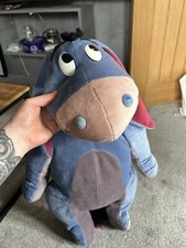1998 Disney Large Plush Eeyore Big Winnie The Pooh Teddy Bear Mattel Vintage