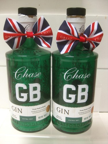 Chase empty gin bottle - gin,