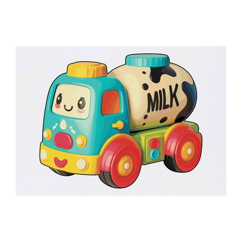 Toy milk lorry - lorry', temporary