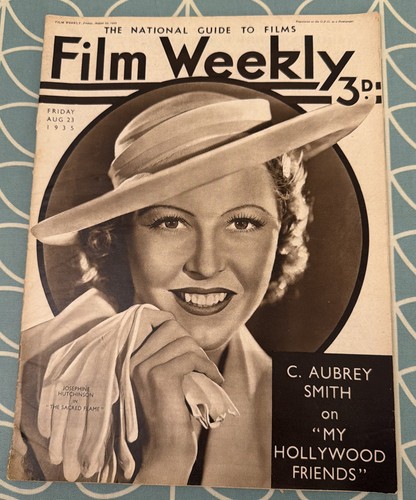 Film weekly magazine - film, aug