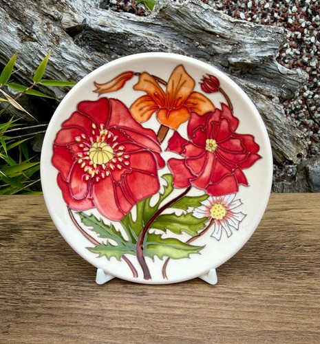 Moorcroft day lily - moorcroft, tray