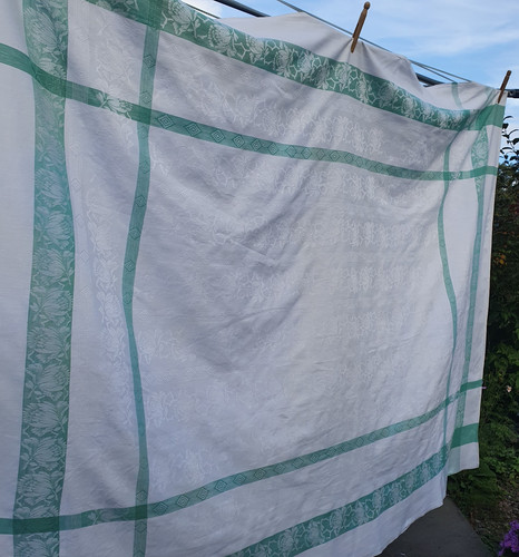 Vintage damask cotton