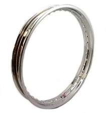 BSA A7 A10 A50 A65 Jones Chrome Wheel Rim WM2 19" 8" Single Sided Hubs