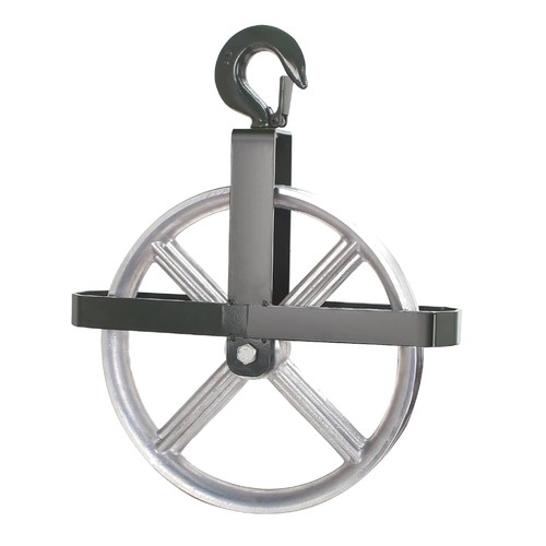 Aluminum scaffold hoist pulley - aluminum,