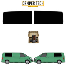 VW T5 LWB Pair of BLACK OUT