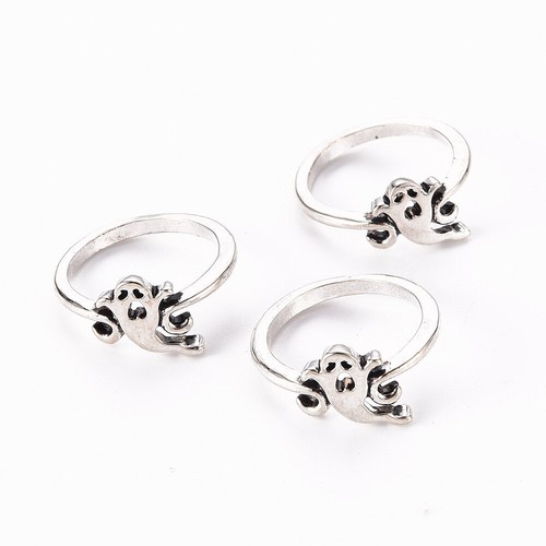 10pcs halloween ghost rings - 10pcs,