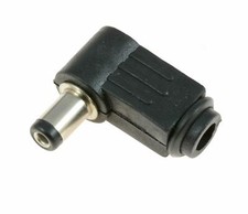 2.1mm x 5.5mm Right Angle Male DC Power Plug Connector