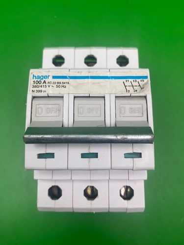 Hager n399 100a - n399, phase