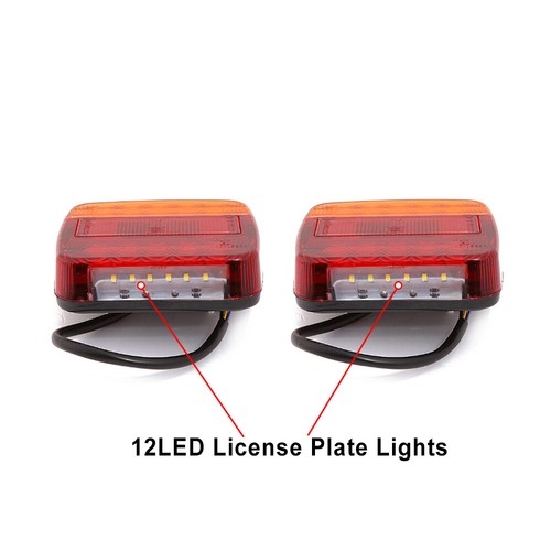 2pc 12v led rear - 12v,
