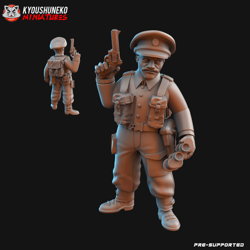 British army captain wargames - army,