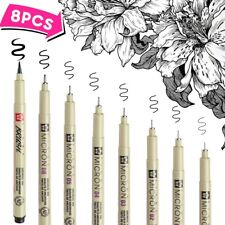8 Pcs Sakura Pigma Micron