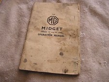 The MG Midget Operation Manual