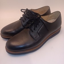 Samuel Hubbard Men’s ’Highlander’ 10 M Black Pebble Grain Leather Dress Shoes