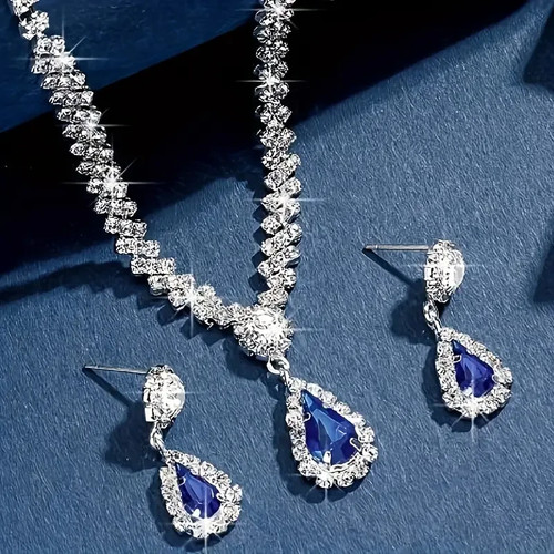 Elegant necklace set - set, waterdrop