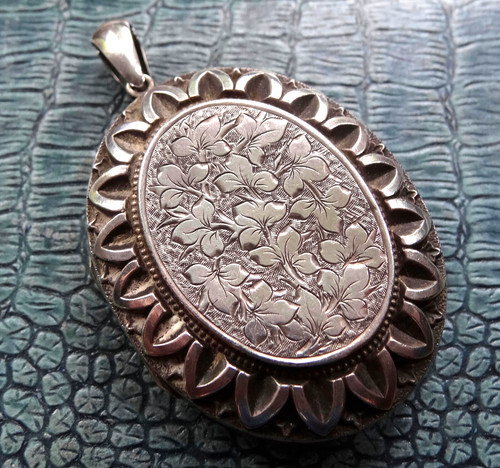 Antique victorian silver big - antique,
