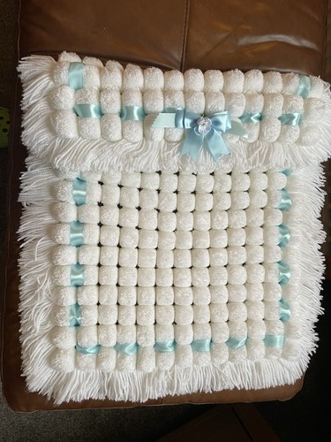 New white blue - new, pompom