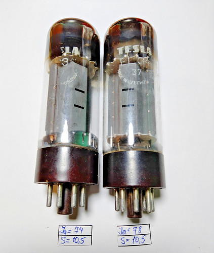 Pcs used el34 6ca7 tesla - 2,
