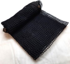 Military Cargo Net British Tri Service Heavy Duty Black  / Stealth Cut Netting