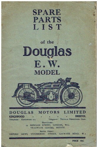 Douglas motor cycle - motor,