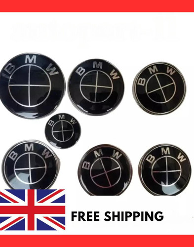 Bmw black emblem badge - bmw,
