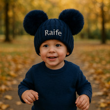 Personalised Baby Pom Hat
