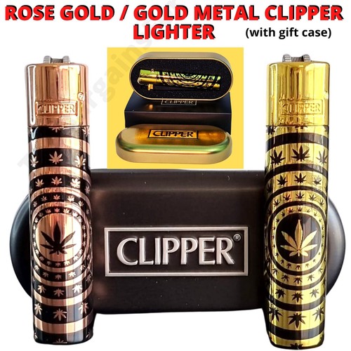 Metal clipper lighter rose - metal,