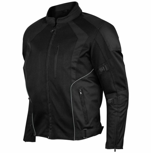 Vance leather men black mesh - leather,
