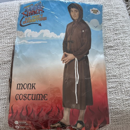 Monk costume brown with - monk, costume,