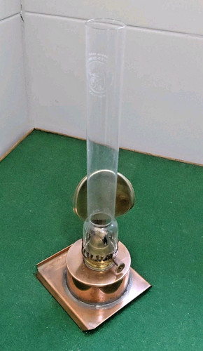 Vintage copper oil lamp - copper,