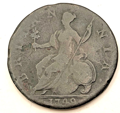 1740 king george british - 1740, ii