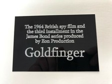 Goldfinger James Bond Film -