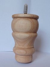 4x Oak Finish solid, Wooden