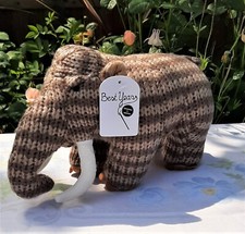 Monty the Mammoth Knitted Soft