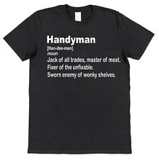 Handyman Dictionary Definition T-Shirt Gift for DIY Odd Job Man & Tradesmen
