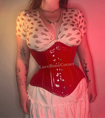 Double steel boned waist - steel,