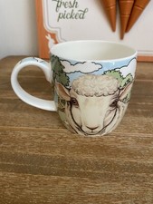 Royal Worcester Sheep Mug Fine Bone China Cup 3.25” Excellent Condition