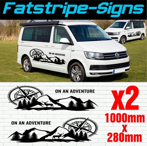 Mountains compass stickers - mountains,