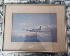 B17 Flying Fortress Framed Print Signed by Anthony Hedges Limited Edition