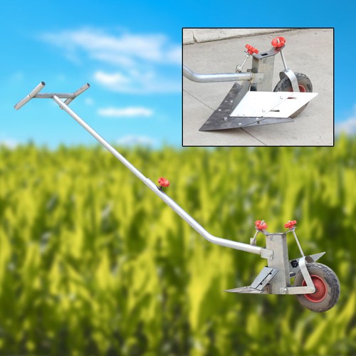 Hand pulled plough - hand-pulled, manual