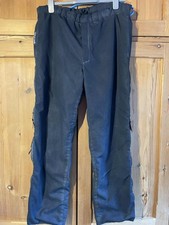 Paramo M-L Waterproof Lined Trousers Nikwax Analogy DWR Full length zips VGC