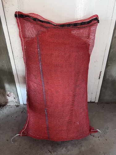 75x orange mesh log - nets, with