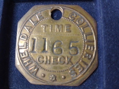 Wheldale colliery brass pit - brass,
