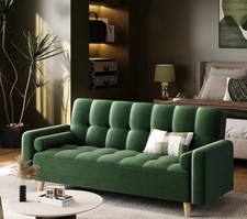 Green Sofa Bed Velvet