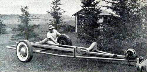 Boat trailer 1949 - 16',