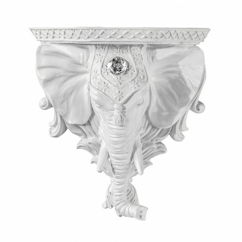 Elephant head shelf ornate - elephant,