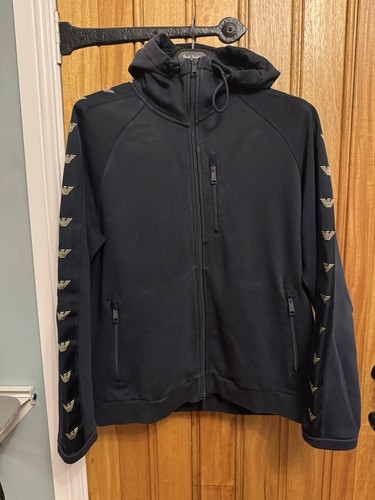 Armani men zip tracksuit - zip-up,