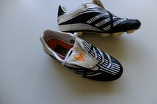 Vintage Adidas Predator Absolado TRX FG 2007 black white UK 7.5