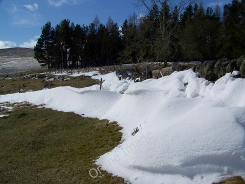 Photo 6x4 drifting snow - drifting,